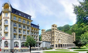 4+ Sterne Hotel, Kurpark Engelberg, in Planung (Visualisierung: Smolenicky & Partner)