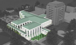 Tamina Therme, Grand Resort Bad Ragaz, im Bau (Visualisierung: Smolenicky & Partner)