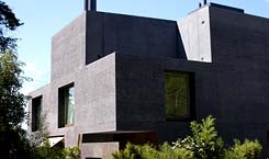 Sichtbetonhaus in Zürich (Architekt: Wild Bär Architekten, Zürich)