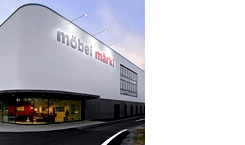Neubau Möbelhaus Volketswil, Möbel Märki Handels AG (Architekt: Walker Architekten AG, Brugg)