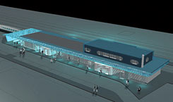 Progetto di ristrutturazione del fabbricato viaggiatori della stazione di Arcore, 2004, in corso d'opera